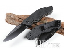 Kershaw 1605 fast opening folding knife with black Titanium handle UD405256
